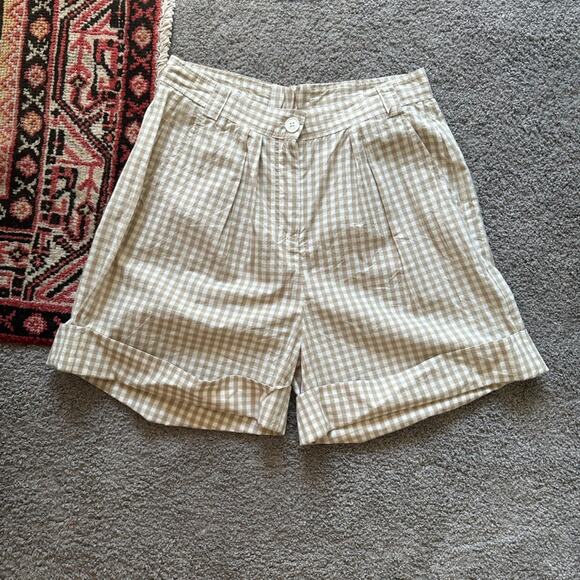 NWT: byTIMO Gingham Shorts - Picture 1 of 6